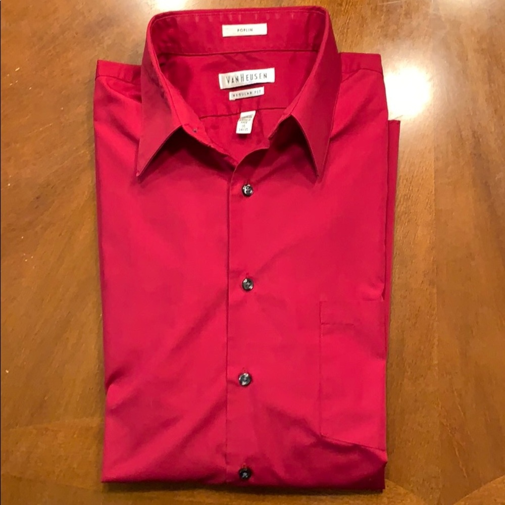 Long sleeve poplin button down